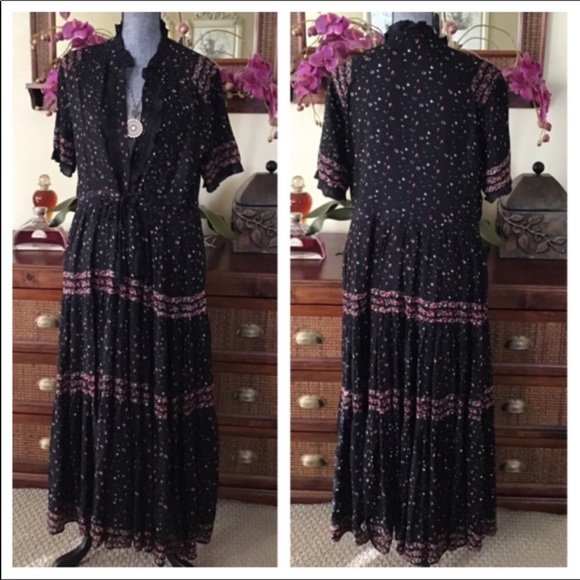 Free People Rare Feeling Ditsy Print Maxi.  NWT. - Picture 4 of 8